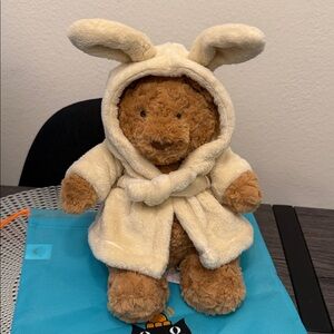 AUTHENTIC Jellycat Bartholomew Bear Bathrobe-NWT